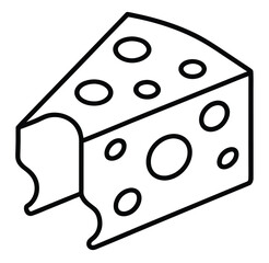 A vector cartoon design featuring a dice and a ball of cheese, with the yellow palette symbolizing food