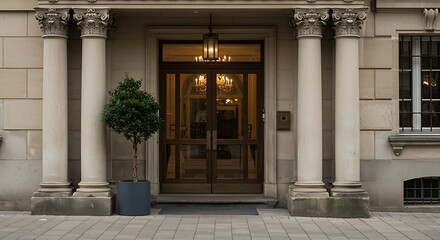 Ornate building entrance