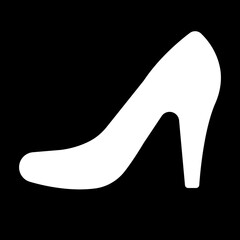 Ladies shoes icon.women's shoes footwear and elegant style and design trends.wedge heels sketch icon line art vector illustration.leather shoes heel icon black and white vector sign.
