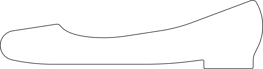 Ladies shoes icon.women's shoes footwear and elegant style and design trends.wedge heels sketch icon line art vector illustration.leather shoes heel icon black and white vector sign.