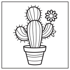 Potted Cuties Coloring Pages