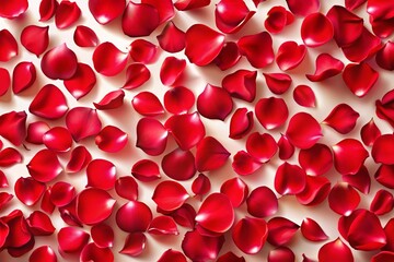 Vector red rose petals background eps10