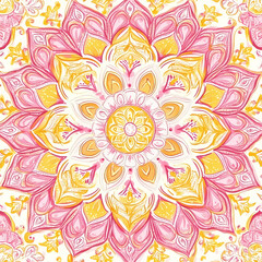 Vibrant Mandala Design Pattern