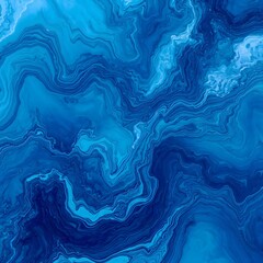 Obraz premium Blue Geometric Abstract Pattern