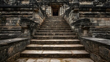 Ascend to Greatness: Ancient Steps Leading to Success and New Opportunities, Ideal for Travel, History, and Inspirational Projects