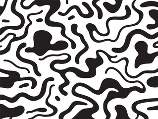 Camouflage Pattern Icon in Clean Minimalist Stock Artwork