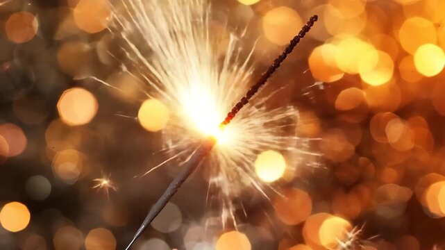 Bright winter holiday sparkle and New Year background