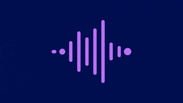 Audio waveform graphic design