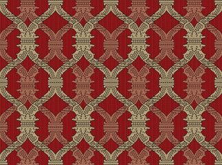 seamless Ethnic Digital rug carpet Pattern background texture