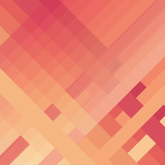 Abstract Geometric Background. Red and Orange Hues