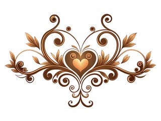 Ornate Heart Swirl