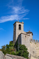 Fototapeta premium Prima Torre o La Guaita, città di San Marino