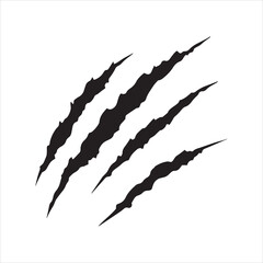  Animal Claw scratches mark silhouette vector, tiger scratches signs, cat scratches signs, dog scratches signs, bear scratches signs, lion scratches signs © Sonda