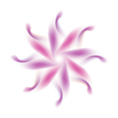 Abstract Gradient Mesh Flower Vector – Soft Pink Purple Petals Design