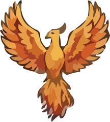 Eternal Radiance: The Phoenix Reborn in Flames of Glory