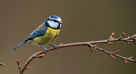 Obraz premium Colorful bird perched on branch
