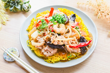 あんかけ焼きそば