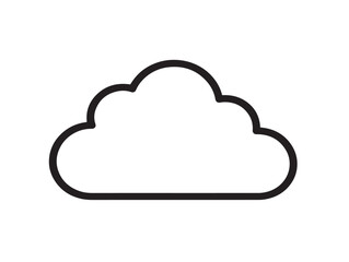 Fototapeta premium Elegant smoke cloud vector stock illustration in modern style