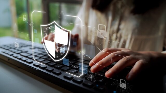 Cyber security protection and cyber security strategies against cyber threats, system hacks, digital breaches, network attacks, and safeguarding data with strong cyber security infrastructure. Muxer