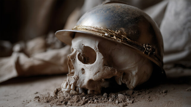 Construction Site Skull Highlighting Fatal Workplace Hazards