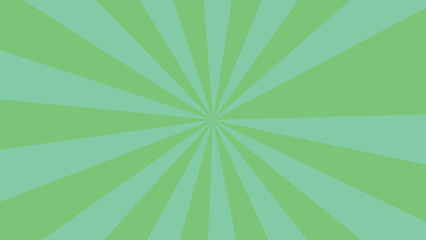 Pastel Green Sunburst Radial Stripes Background pattern