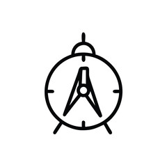 Fototapeta premium compass icon vector illustration