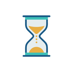 hourglass vector illustration