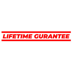 Lifetime Gurantee Watermark on a Transparent Background