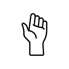 hand sign icon