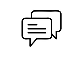 Fototapeta premium message with chat bubble icon