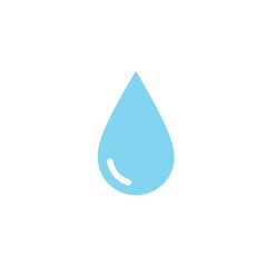 Water Drop Icon Vector Illustration