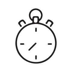 stopwatch isolated on white