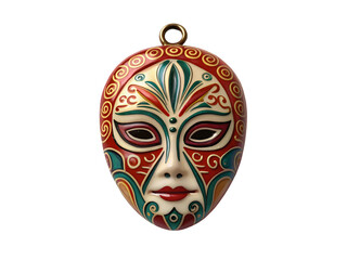 Naklejka premium Decorative mask isolated on transparent background for carnival
