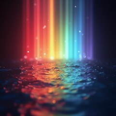 abstract background with colorful lights