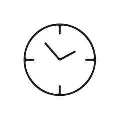 clock isolated on white