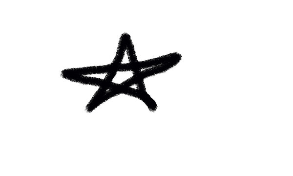 star on white background