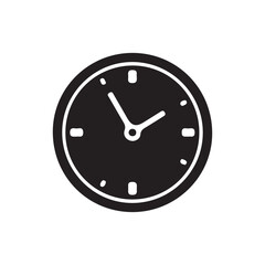 clock icon vector illustration