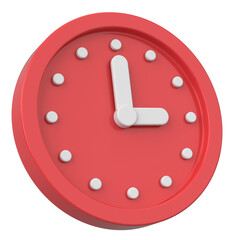3D Illustration Of The Clock.
