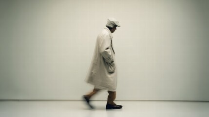 abstract dizziness concept spinning head with blurred background effect.