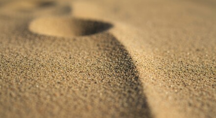 Close-up of textured desert sand