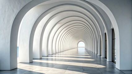 Naklejka premium corridor of a building
