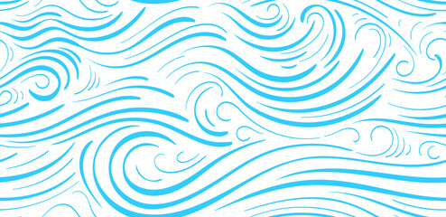 Wave flowing in speed motion and swirl Art pattern