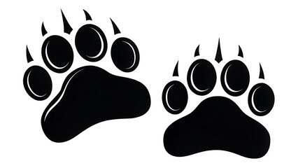 Grizzly Bear Paw Prints Powerful Nature Symbol
