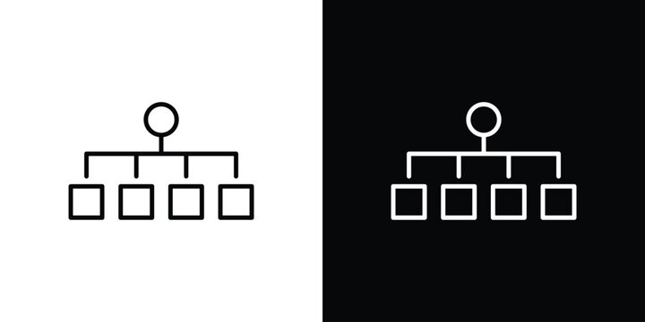 Load balancer icon in line design. Editable stroke icons.
