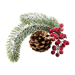Fototapeta premium christmas decoration with cones and pine cones