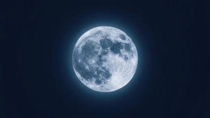 Fototapeta premium Stylized Moon. Minimal Poster Art Vector.
