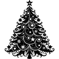 christmas tree vector