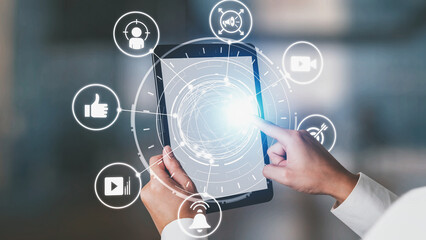 Content marketing interface with data dashboards, analytics charts, and content tools. Marketing success comes from content performance, content planning, and marketing optimization. Spire