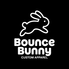 Bounce Bunny Custom Apparel Logo Design