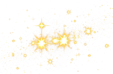 PNG Sparkling stars png lights night black transparent overlay